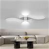 LIUYU Lampada da Parete LED Interno moderne, Bianco, Luce bianca 6000K, 35 W, L 100 CM, AC 230V, Grande Applique da Parete Alluminio 2900 lm, Adatto a Soggiorno Camera da letto, Letto, Corridoio, Scale