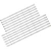 VOLDO 12 PCS Striscia di Retroilluminazione A LED Misura for Samsung UE55KU6000K UE55KU6000 UE55JU6740 UE55JU6742 UE55JU6745 UE55JU6500 UE55KU6300 UE55KU6079