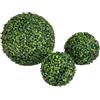 Tata Home Sfera Bosso Artificiale Palla di Erba Finta per Vasi da Esterno Pianta Foglie Finte Ornamentale da Interno Decorazione Giardino Balcone Misura 20 cm
