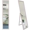 BD ART Specchio da Terra Rettangolare, Colore Rosa 36 x 156 cm