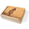PHOTOCITY Scatola di legno personalizzata Memory Box 17x12cm Scatola portaoggetti con foto Scatola regalo di legno personalizzabile con testo (Personalizzata immagine)
