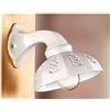 Illuminazione d'epoca Applique lampada da parete in ceramica traforata rustica country retrò - Ø 20 cm