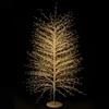GIODICART Albero Faggio con 2000 Micro Led Luce Calda Altezza 180 cm Tronco e Rami Colore Oro