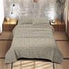 Il Gruppone Passione Casa Completo Letto Matrimoniale No Stiro Set Lenzuola In Morbida Microfibra Anallergica Lenzuolo Sotto Con Angoli Elastici Fino 30 Cm, Lenzuolo Teso Sopra 2 Federe Prodotto Italiano - Animalier