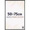 Dutch Frame Factory - Cornice 50x75 cm - Nero Opaco - Cornice per foto in Plastica con vetro plastico Antiriflesso - Cornice portafoto 50x75 cm - Easy