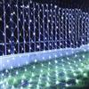 KINGCOO Luci a rete a batteria, 192 LED, luci da tenda a maglia impermeabili a 8 modalità per decorazione da giardino, Natale, festa, matrimonio, vacanza, decorazione murale per interni ed esterni