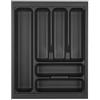 ORGA-BOX I Portaposate 369 x 473 grigio lavagna con struttura perlata per Tandembox Antaro/Intivo e ModernBox in armadio da 45 cm