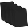 Creative World of Crafts - Risma A4 di Carta Colorata, 200 g/mq, Colore: Nero