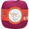 Anchor Freccia - Gomitolo di filo da uncinetto, 100% cotone, spessore 12, Cotone, 00089 rosa, Rosa
