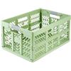 Keeeper Ben Eco Line Scatola Pieghevole Professionale con Manici Morbidi 45 L