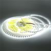 HEGEHE - Striscia LED 24V [5M, Bianco 6000K],CRI85+,SMD2835,120 LEDs/m,design fai da te,adatta per camera da letto,soggiorno,sala giochi,cucina,decorazioni per feste e negozi - senza alimentatore