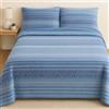 Corredocasa Set Completo Lenzuola in Morbido Pile, Alta qualità con Diverse Fantasie Eleganti per Un Comfort Avvolgente, Ideale per Un Letto Caldo e Accogliente (Celeste, Una Piazza e Mezzo)