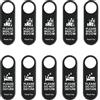 ARMYJY 10 cartelli da appendere per porta, 24 x 8 cm, per ufficio, casa, camera da letto, hotel, appartamenti condivisi