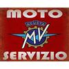 Bioprocess Targa in metallo 30,5 x 20,3 cm Fashion Agusta Servizio Classic Motorcycle Insegne decorative