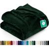 Utopia Bedding Plaid Coperta Pile di Flanella [150x200 cm, Verde Foresta] | Pled Divano, Coperta Morbida per Letto Matrimoniale, Calda e Accogliente, Ideale per Letto, Divano e Poltrona