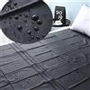 VO design Un Insieme di Nero Confortevole PVC plastica Lenzuolo coprimaterasso Lenzuolo Letto Impermeabile (220CMX130CM)