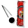 CRIGEMA - Kit Pinza e Carboncino per Incenso in grani - Pinza di 7,5cm - Carboncino 3,3cm di diametro (10 Carboncini)