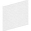 Relaxdays Set 68 Strisce Antiscivolo, Nastri, 60 cm di Lunghezza, Plastica, Autoadesivi per Doccia, Scale, Trasparenti