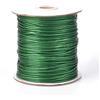 FASHEWELRY Bobina di corda in poliestere cerato, 1 mm, per fai da te, collane, bracciali, artigianato, colore verde scuro