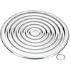 Metaltex Frangifiamma, Fibra, Ceramica, 19 cm, Acciaio Cromato, antiaderente
