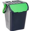 Ecoplast EC35 Pattumiera Ecologic, Plastica, Verde Mela, 38x36.5x45 cm