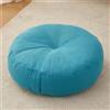 YOUGANG Cuscino rialzo spesso 15 cm, rotondo/quadrato, 100% cotone, per poltrona, auto, ufficio, sedia per anziani postoperatori, sedia a rotelle (blu, 50 x 50 x 15 cm)