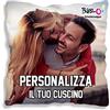 Babloo Cuscino Poliestere Quadrato con Imbottitura Personalizzato con Foto, Logo, Grafica o Testo Personalizzabile Idea Regalo Simpatica ed Originale 40x40cm