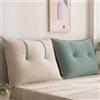 Hoowarm Cuscino da Lettura per Letto e Divano Imbottito Schienale Cuscinoni Matrimoniale/Singolo Cuscini Testata Letto Rimovibile Grande Cuscino da Parete Supporto Lombare Cuscino(E,100x60x15cm1pc)
