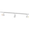 QAZQA jeana - Faretto Moderno - 3 luce - L 100 cm - Bianco - Moderno - Soggiorno I Camera da letto I Sala da Pranzo I Cucina