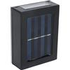 Acouto Lampada Solare a LED IP65 Impermeabile Illuminazione su e giù da Esterno 1 2 V 5 W per Patio Villa Giardino (Luce calda 2LED)
