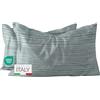 Dorian Home - Federe Cuscino Letto 50x80 Cotone 100% Puro, Morbido e Certificato, Coppia di 2 Federe Abbinate da Aggiungere al Set Copripiumino, Federa Cuscini 4 Stagioni con Comoda Patella di 18 cm