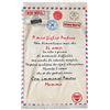 Overthetee Coperta Personalizzabile Cartolina con Dedica Scritta per Figlio da mamma - Plaid in Pile Compleanno Parenti Famiglia Idea Regalo