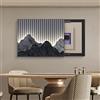 VOLDAX Copertura del Pannello Elettrico Decorativa Copri Cassaforte A Muro, Quadro Decorativo di Lusso Leggero della Scatola del contatore Elettrico(Dark Gray 1,40 * 30cm/15.7 * 11.8in)