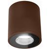 Planetitaly Faretto lampada soffitto bagno vasca box doccia sensoriale LED RGB CCT 8W GU10 impermeabile IP65 cromoterapia lampada smart WiFi controllo vocale (Colore Corten, Luce RGBW+3000K)