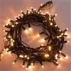 XMASKING Catena 10 m, 120 maxiled bianco caldo, cavo verde, prolungabile, luci di Natale, luci per albero, decorazioni luminose