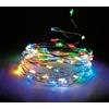 Spetebo Filo di luci, 160 LED con timer e 8 funzioni, 795 cm, colorato/ multicolore, per interni ed esterni, con funzionamento a batteria