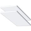 CLAR - Pannello LED 60x30, Plafoniera 60x30, 30W Luce Naturale 4000ºK (Pack 2)