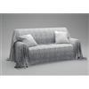 Dorian Home - Copriletto Singolo Estivo e Primaverile 180x270 Cotone 100% Puro Resistente Ideale come Telo Copridivano Arredo Copritutto, Copri Divano e Coperta Letto Singola, Foulard Leggero Multiuso