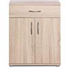 AVANTI TRENDSTORE Rodigo - Comó in legno laminato a 2 ante con all'interno 1 ripiano e 1 cassetto, disponibile in due colori e diversi modelli. Dimensioni LAP 57x67x29 cm