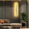 GZZBMY Moderna Lungo Applique Da Parete Interni Rettangolo LED Lampada Da Parete Alluminio 3000K/4500K/6000K Illuminazione Da Parete Interno Decorative Per Scale Soggiorno (Oro Luce Calda,80cm)
