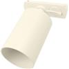 A2ZWORLD Porta Faretto da Binario Monofase Attacco GU10, Colore Bianco, Orientabile e Ruotabile, Max 50W 220V, Supporto per Faretti LED