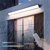 GZZBMY LED Esterno Lampada da Parete con Telecomando Lunga Applique da Parete Dimmerabile IP65 Impermeabile Illuminazione da PareteInterni Terrazzo Balcone Garage Camera da Letto (60cm)