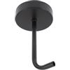 DIKACA Supporto da Parete per Lampada Facile da Usare Porta Lampada da Parete in Metallo Nero Struttura Semplice e Forte Capacità di Carico per Illuminazione Domestica