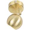 Qazqa gissi - Faretto Moderno - 1 luce - H 145 mm - Oro/Ottone - Moderno - Soggiorno I Camera da letto I Sala da Pranzo I Cucina