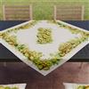 PETTI Artigiani Italiani - Accessori Tessili da Cucina, Centrotavola Moderno 90x90 cm in Microfibra, Tovaglia Centro Tavola Elegante in Stampa Digitale Uva e Kiwi, 100% Made in Italy