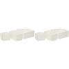 Ikea 'Ikea - Set di 6 scatole skubb in 3 Misure Diverse - Bianco