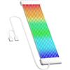 Generico Striscia Di Luce RGB | Decor Silicone Per Case PC | Copricavo Per Scheda Madre PC - Per Scheda Grafica Computer GPU Monitor Sala Giochi Scrivania Ufficio Appassionati Di Tecnologia E Streamer