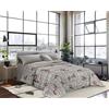 INTRECCI Piumino Una Piazza e Mezza, 220x260cm, Piumino Ecologico, Caldo, Invernale, 410 g/m², Anallergico e Antiacaro, Made in Italy, Lavabile in Lavatrice, Soffice, Morbido. Fantasia: Orsetti grigio