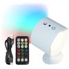 Djowyh Lampada A Parete Interna A LED, Luci Di Luci Luminose, Luce Da Parete Camera Da Letto Con Luce Calda/naturale/bianca, 3 Livelli Di Luminosità, Ricaricabile, Rotazione A 360 °, Lampada A Parete