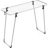 Rörets Stendibiancheria Nano Black - Modello in Alluminio a Pavimento, Meccanismo Blocca Gambe, Ganci per la Conservazione e 9 m di Superficie - 92 x 49 x 84 cm